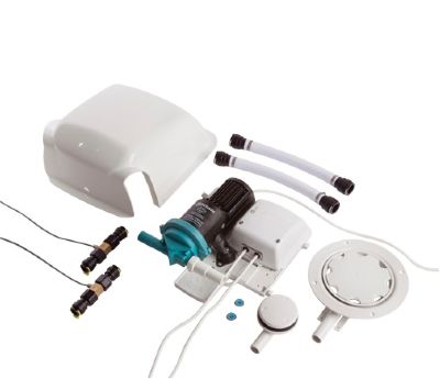 IMPEY/WHALE INSTANT MATCH PREMIUM SHOWER WASTE PUMP KIT (to suit Aqua-Dec Easyfit floor formers), SWP/IMP